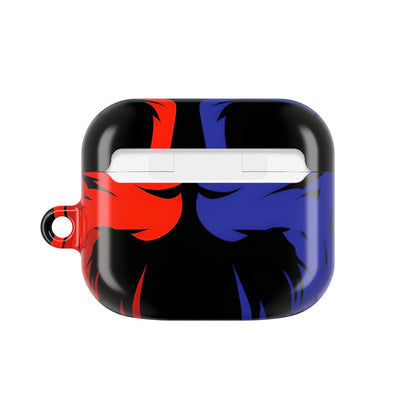 Dual Skulls RedBlue - AirPods Case