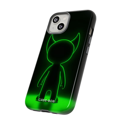Neon Horned Glow iPhone 14 Case - Tough