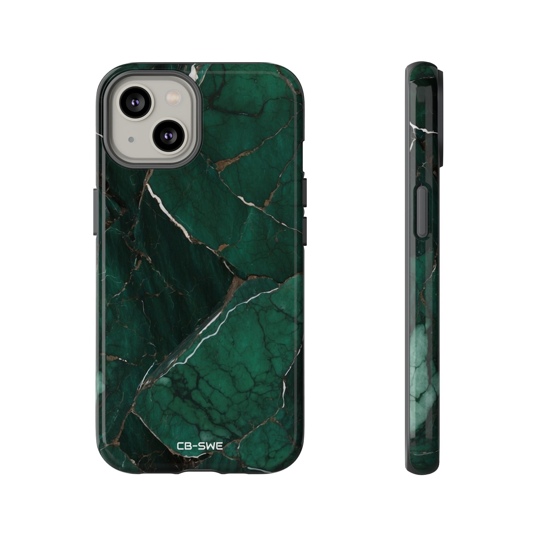 Emerald Veins Flow - iPhone Case