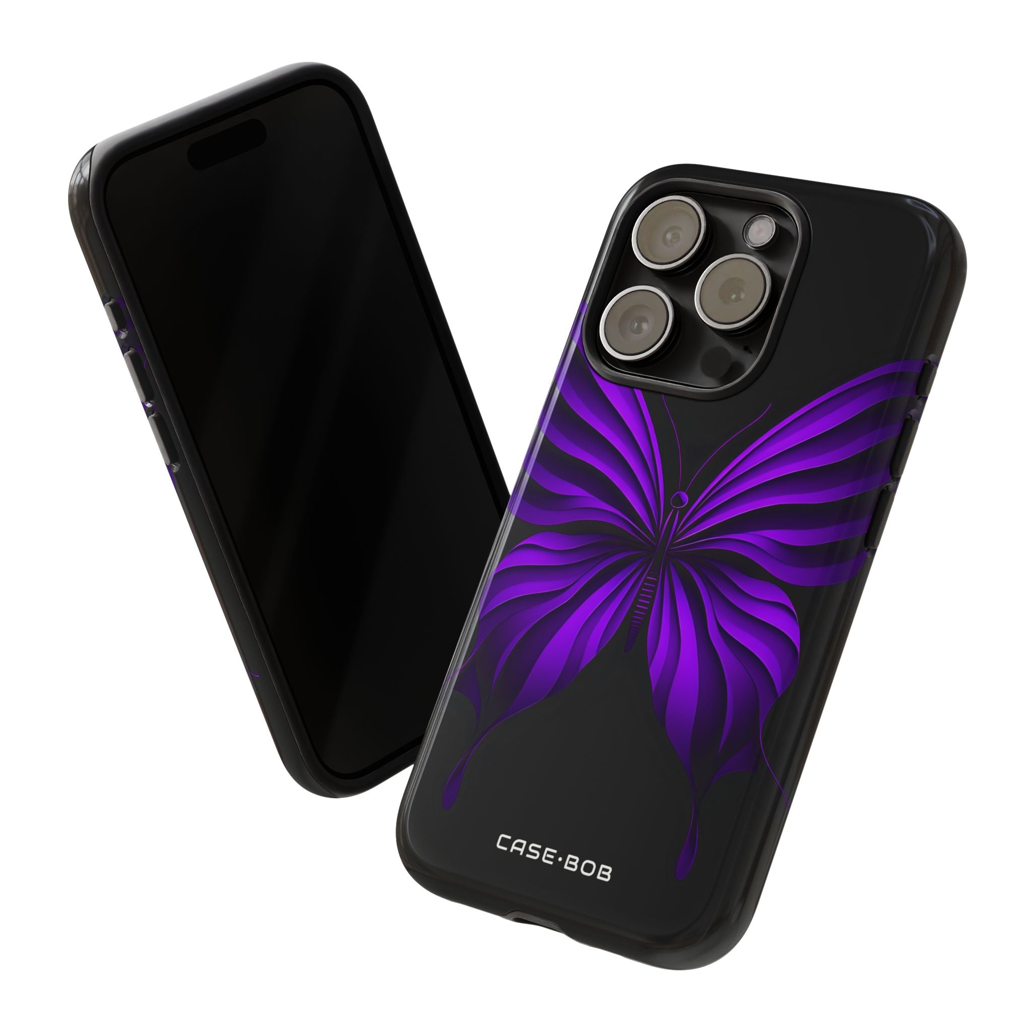 Violet Monarch iPhone 15 Pro Case - Tough