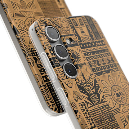 Tribal Faces Samsung S24 Case - Soft