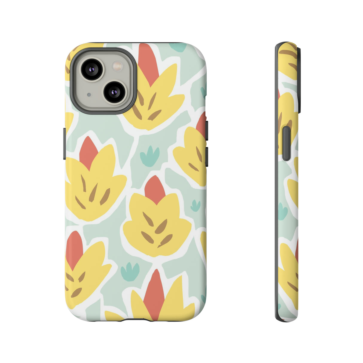 Summer Yellow Happy Flower - Protective Phone Case