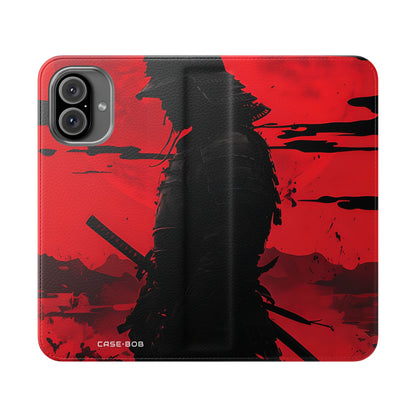 Samurai Moon - iPhone 16 Plus Case - Wallet