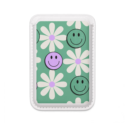 Smiley Daisy Glow Wallet – MagSafe Ready