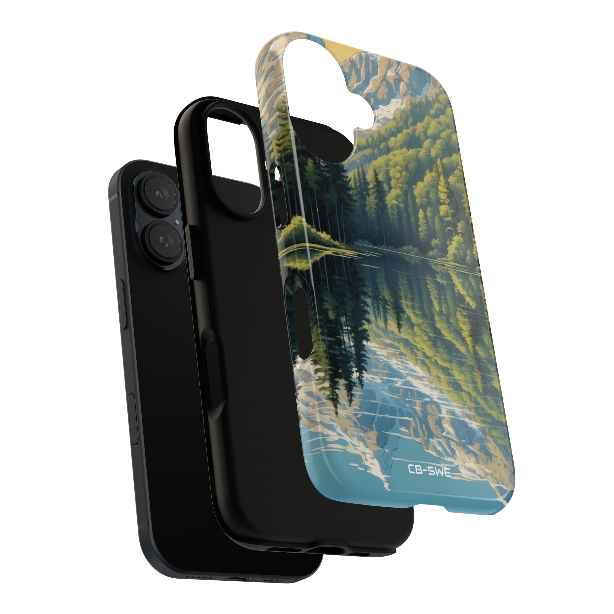 Mountain Peaks Reflect - iPhone Case