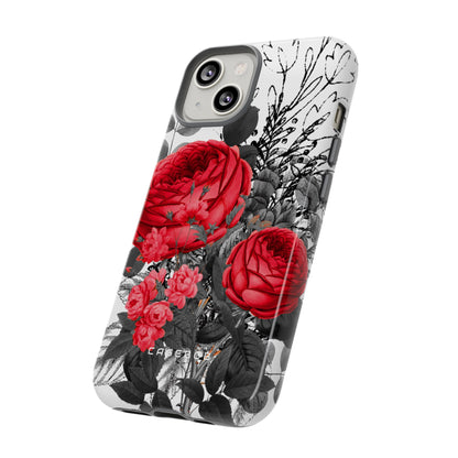 Roclops Gothic Flower - Protective Phone Case