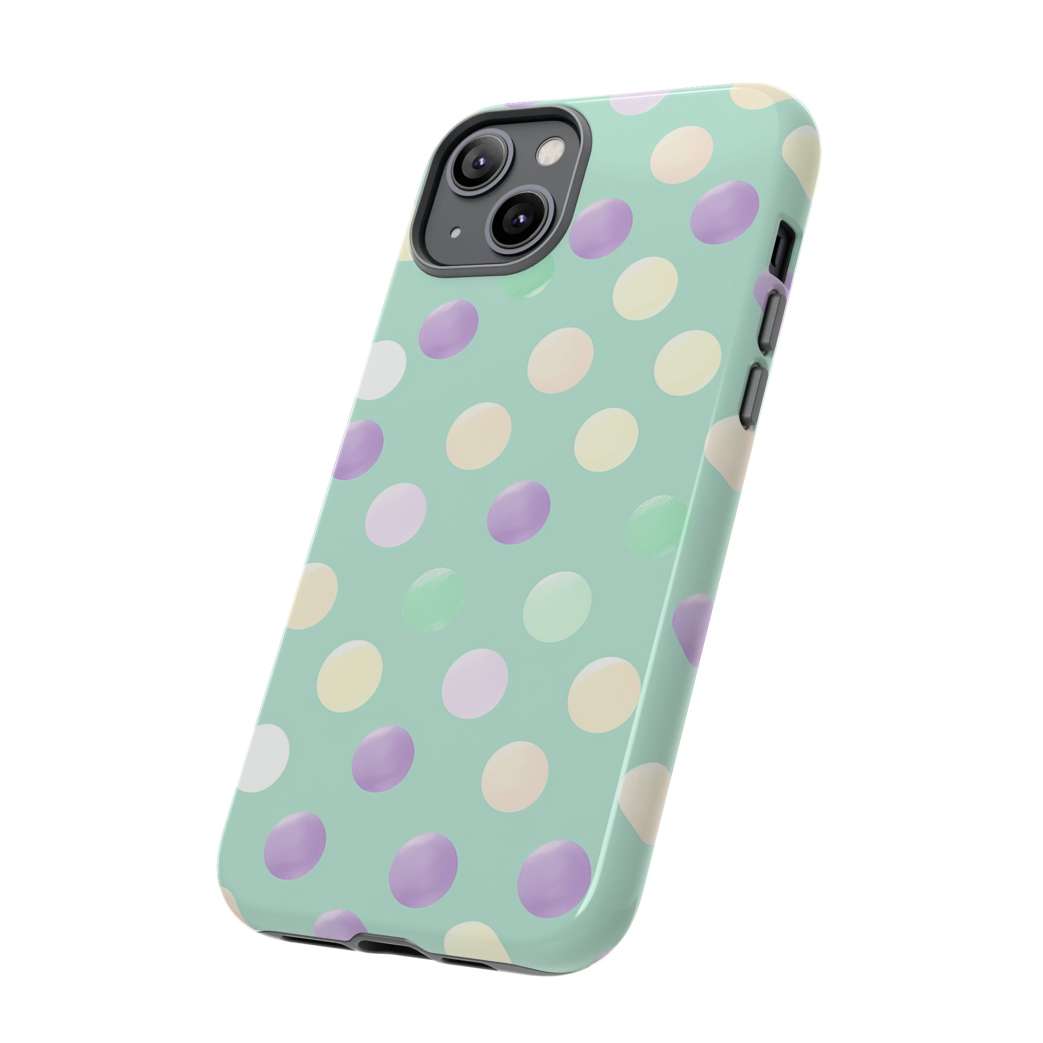 Pastel Dot Delight - Schutzhülle fürs Handy