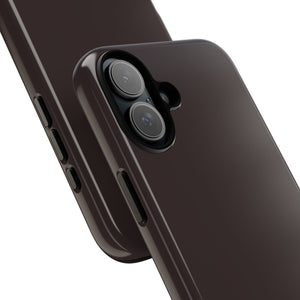 Deep Brown Minimalist Elegance - for iPhone 16