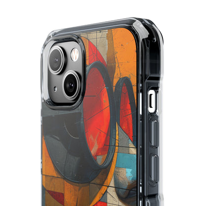 Futuristische Cubistische Visies iPhone 14 - Impact Clear+