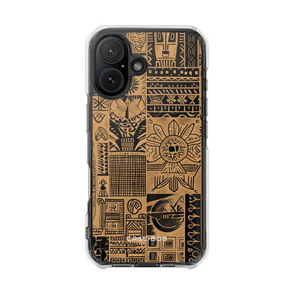 Tribal Faces iPhone 16 Case - Impact