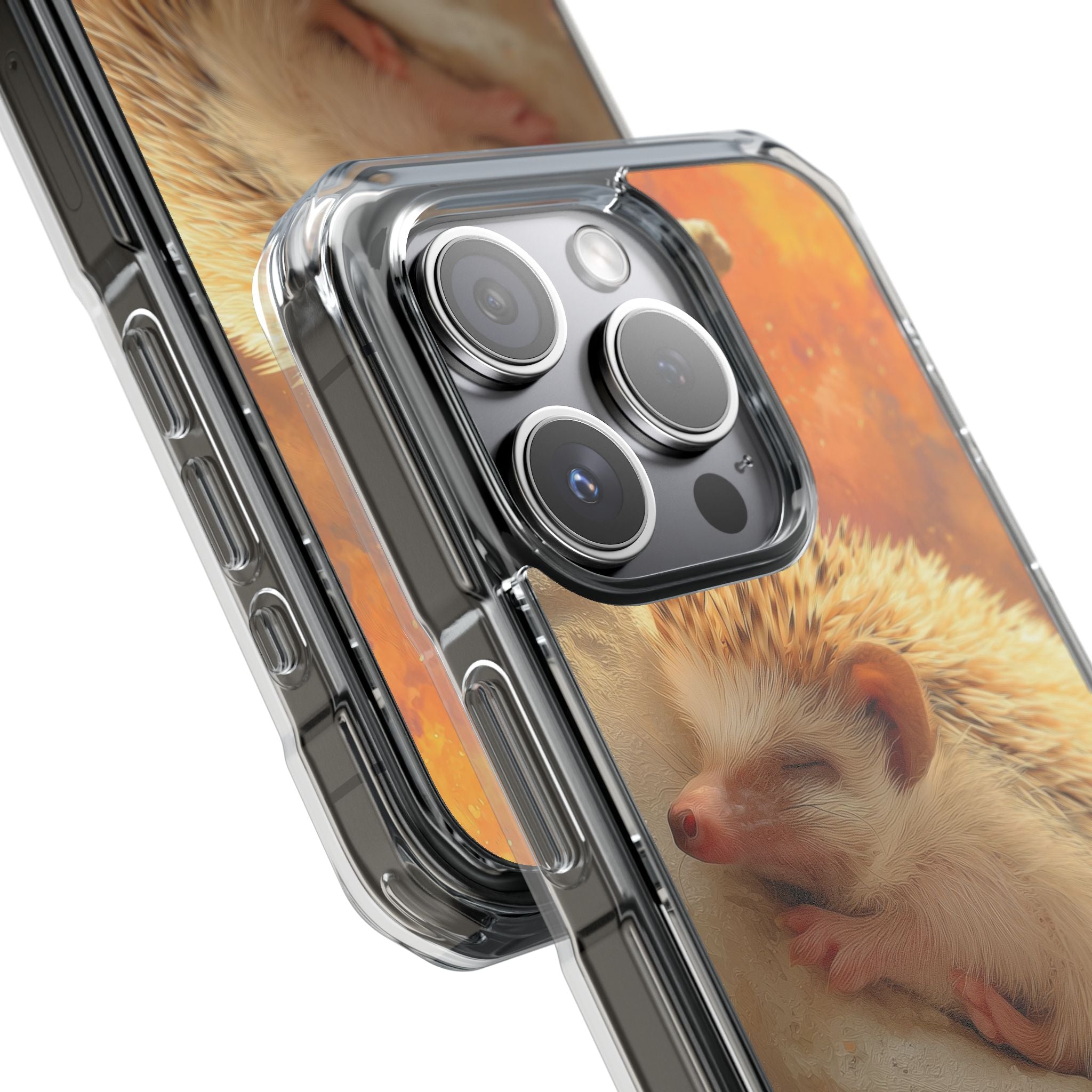 Hedgehog Rests Dreaming iPhone Case - Impact