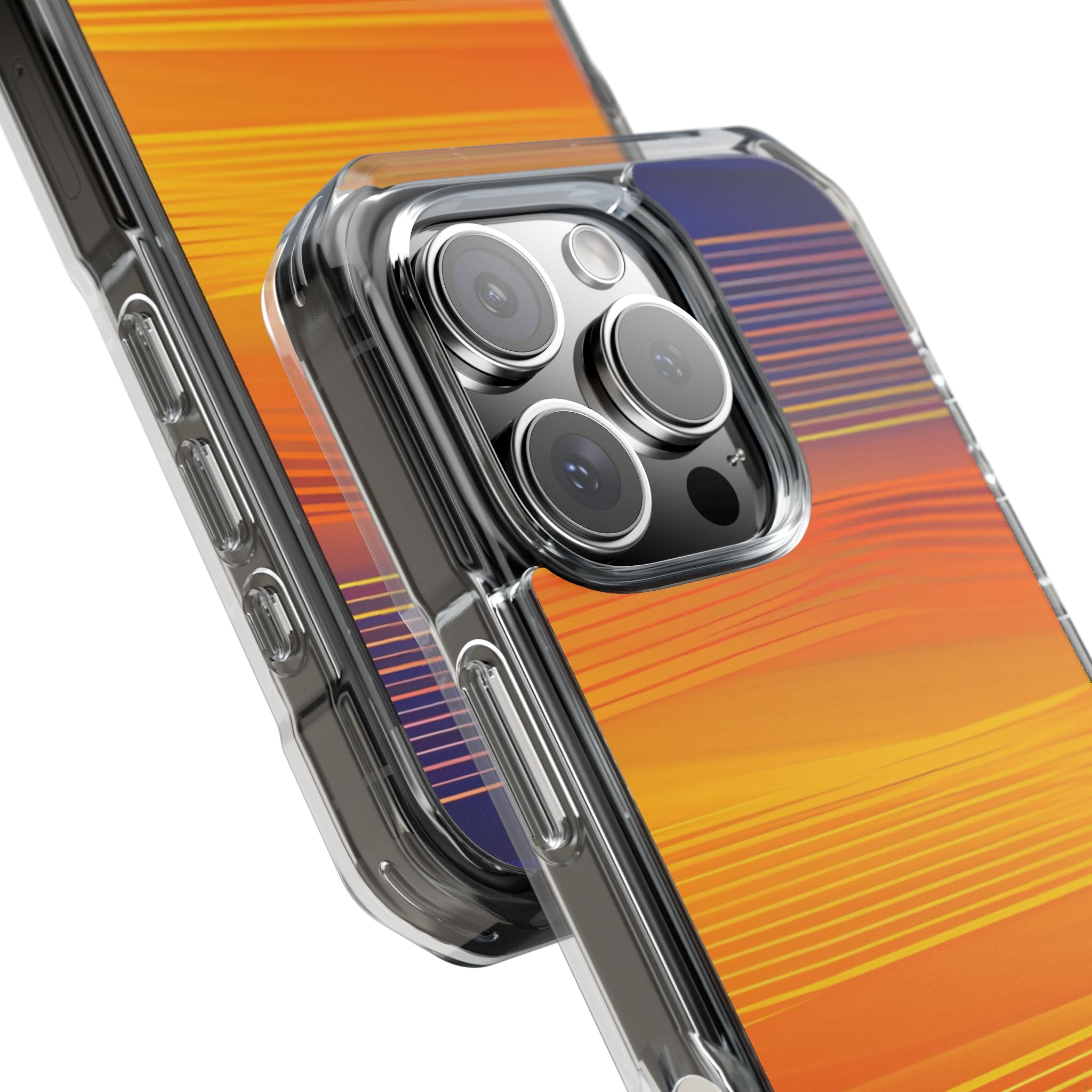 Gradient Sunset Flow iPhone 16 - Clear Impact Phone Case