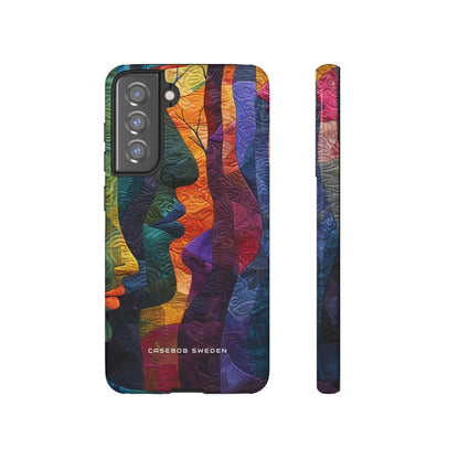 Harmonized Faces and Nature Fusion  Samsung S21 - Tough Phone Case