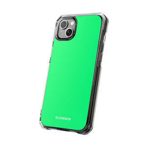 Spring Green | Phone Case for iPhone (Clear Impact Case - Magnetic)