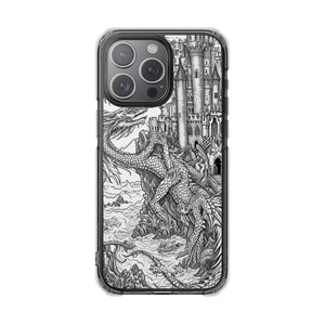 Dragon's Ascent - Phone Case for iPhone (Clear Impact - Magnetic)