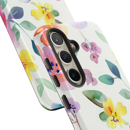 Whimsical Watercolor Florals - Samsung Case