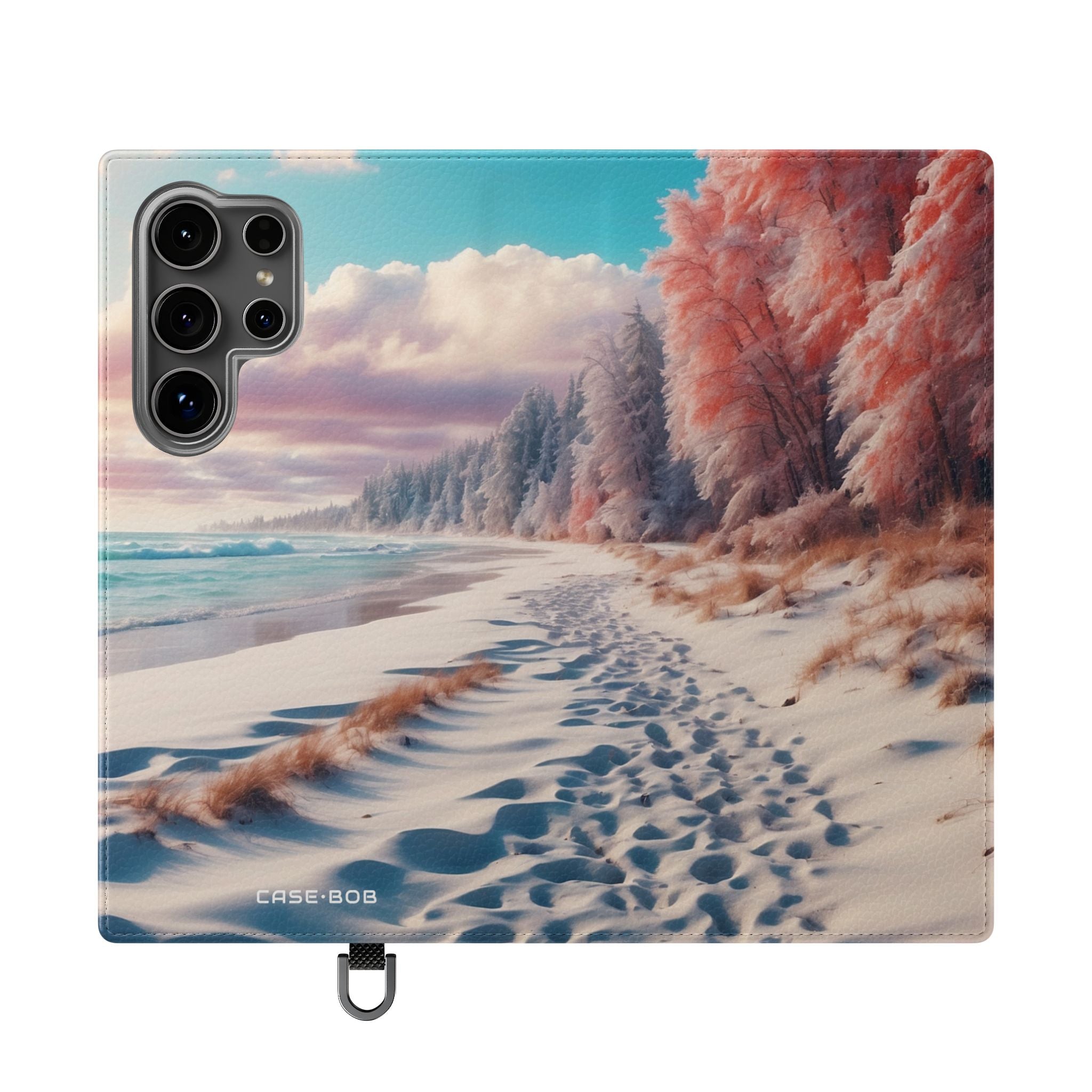 Snowy Footprints - Samsung S24 Ultra Case - Wallet