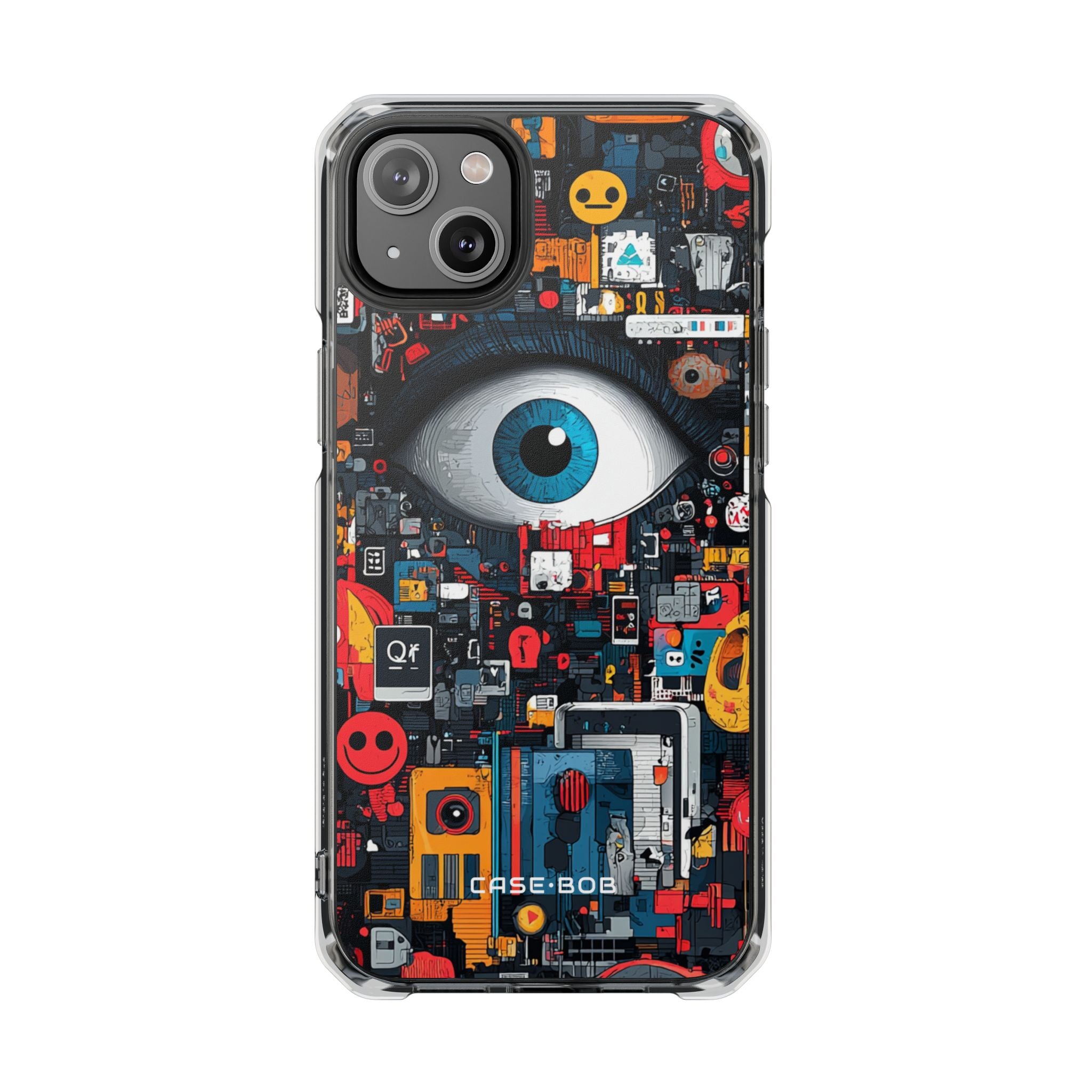 Digital Eye Blue iPhone 14 Plus Case - Impact