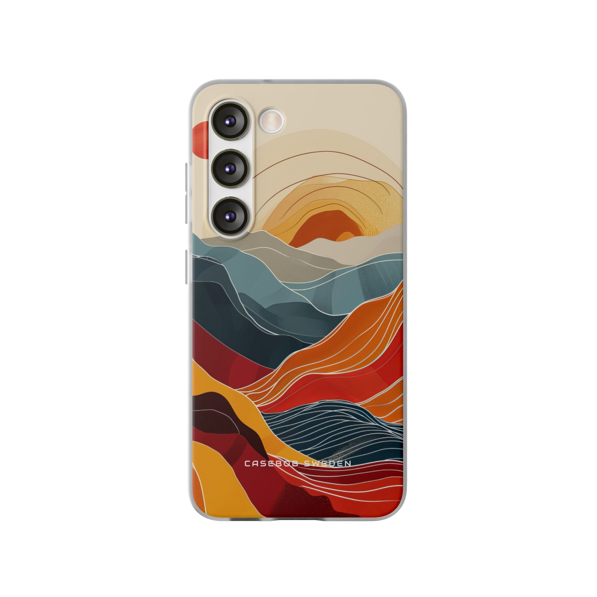 Harmonic Flow of Lines and Color Samsung S23 - Flexi Phone Case