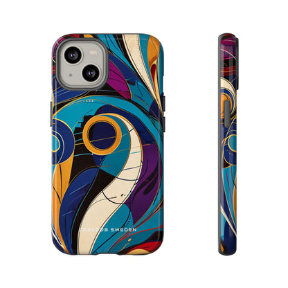 Vintage Vortex Harmony iPhone 14 - Tough Phone Case