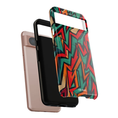 Vivid Geometry Dance - Google Pixel Case