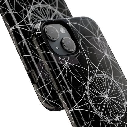 Radiant Petal Orbit iPhone 15 Plus Case - Tough+