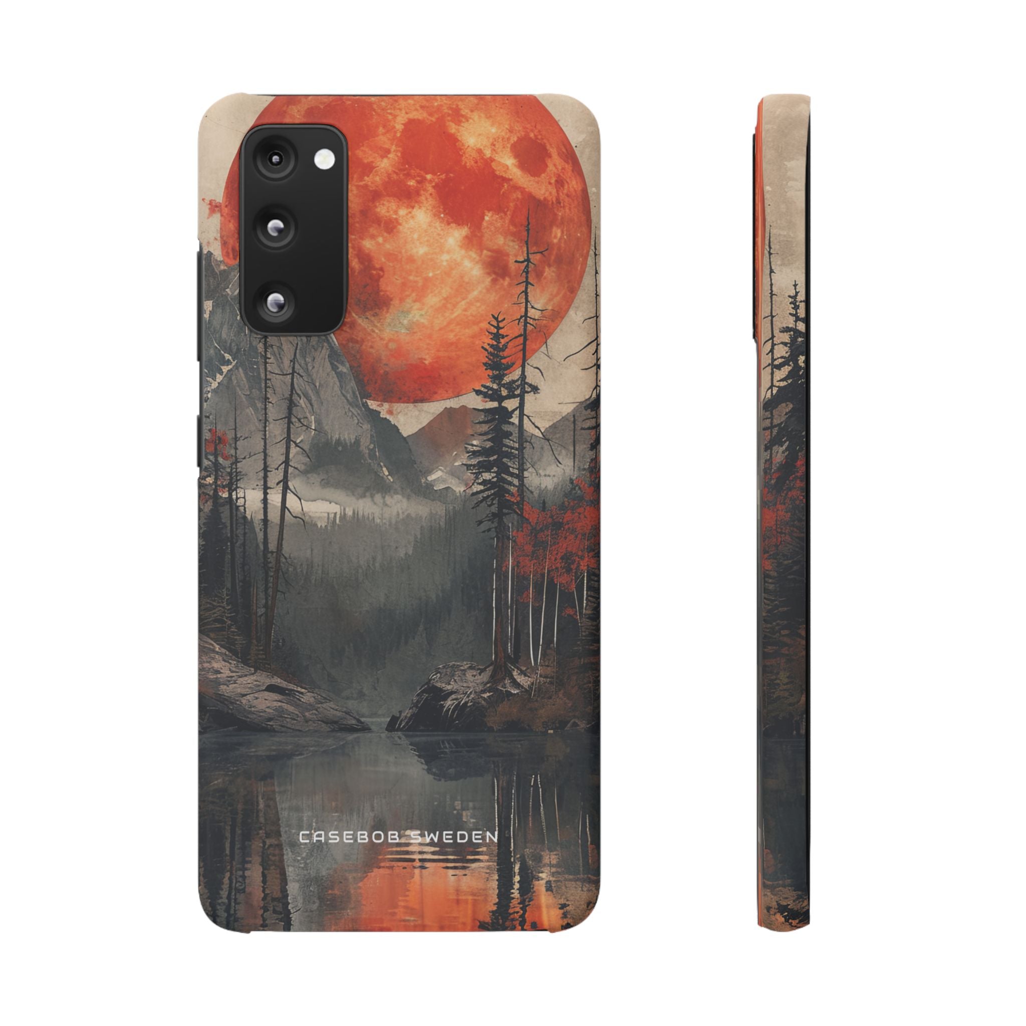 Celestial Glow Over Reflective Landscape Samsung S20 - Slim Phone Case