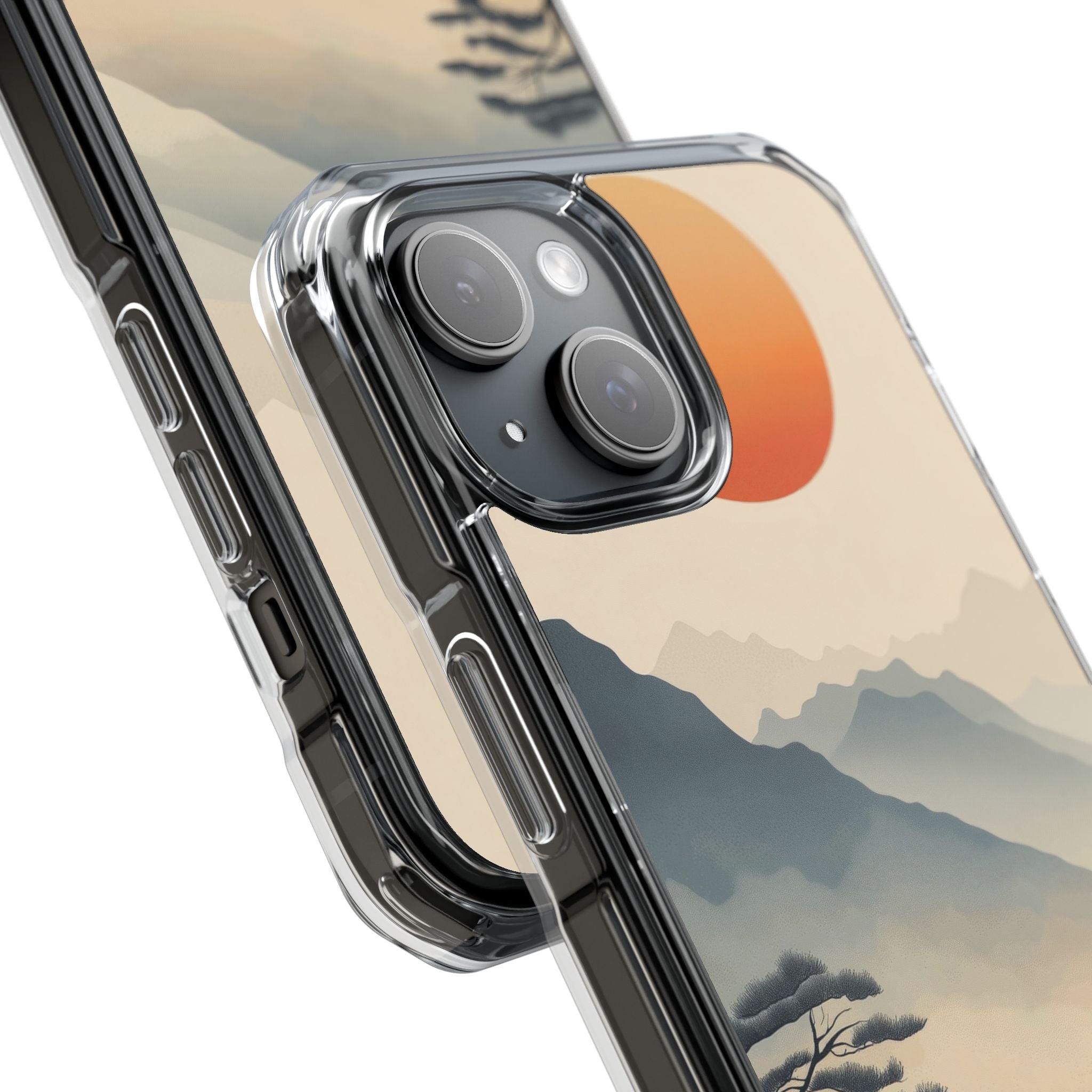 Mountains Embrace Sun iPhone Case - Impact