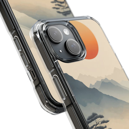 Mountains Embrace Sun iPhone Case - Impact