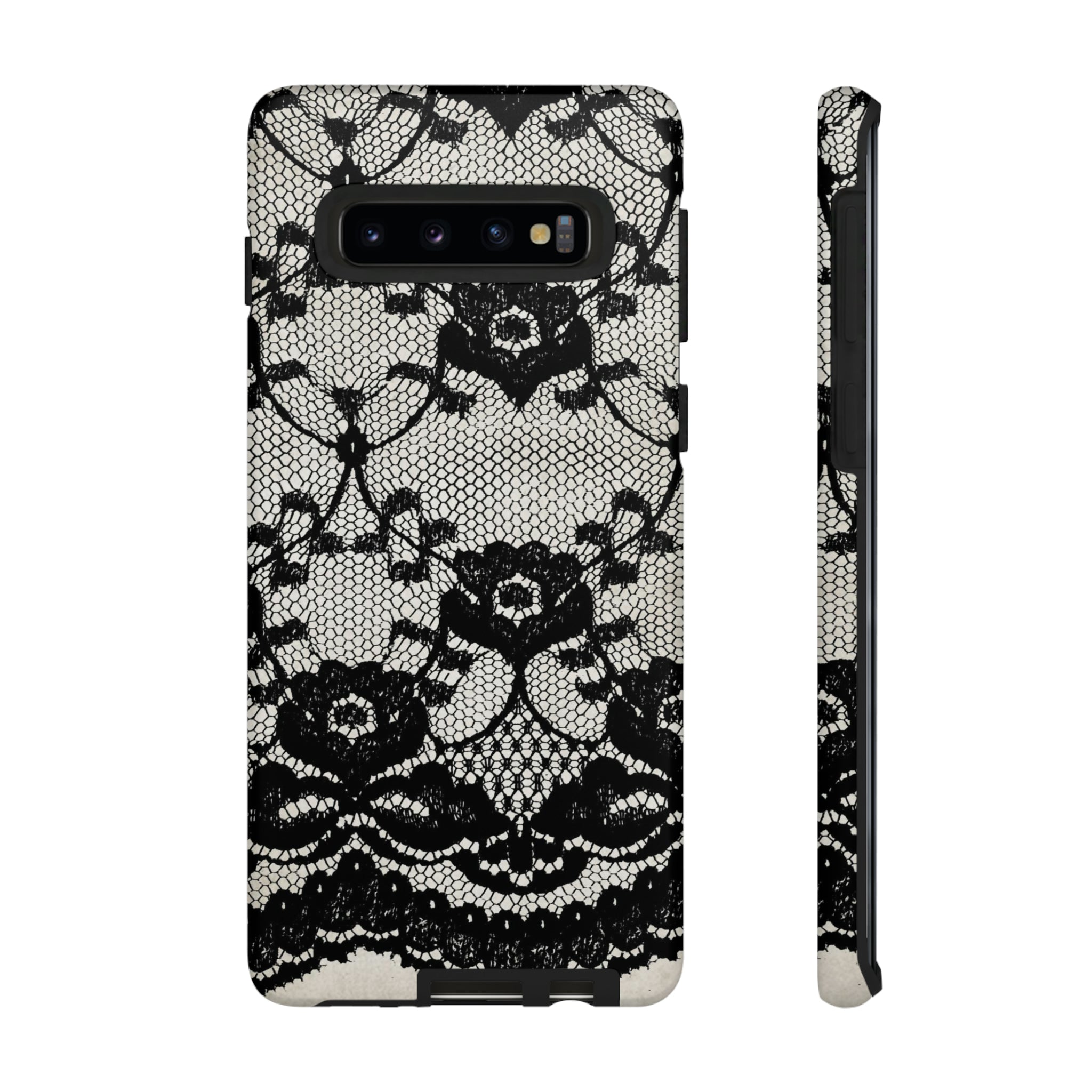 Lilrunge Gothic Flower - Protective Phone Case