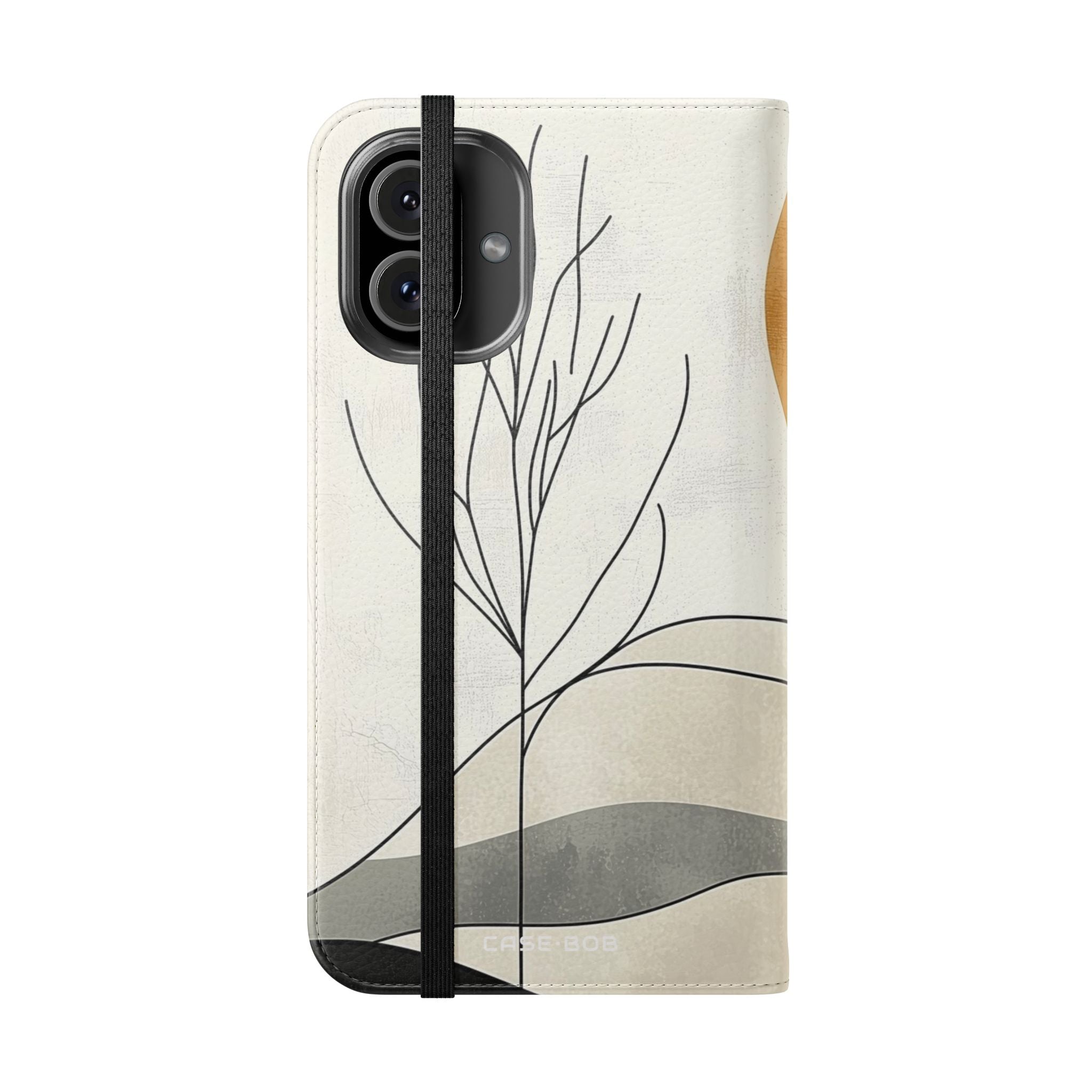Orange Eclipse Trees - iPhone 16 Plus Case - Wallet