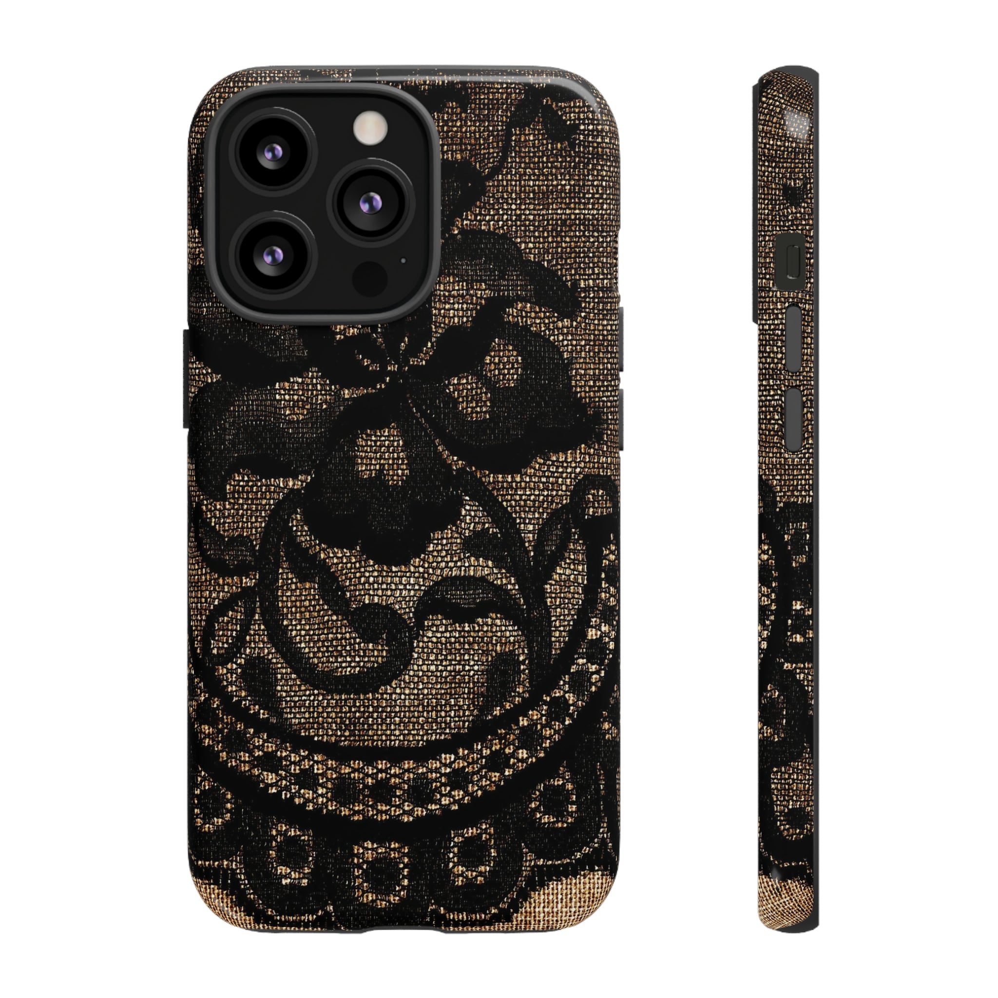 Broomrose Gothic Flower - Protective Phone Case