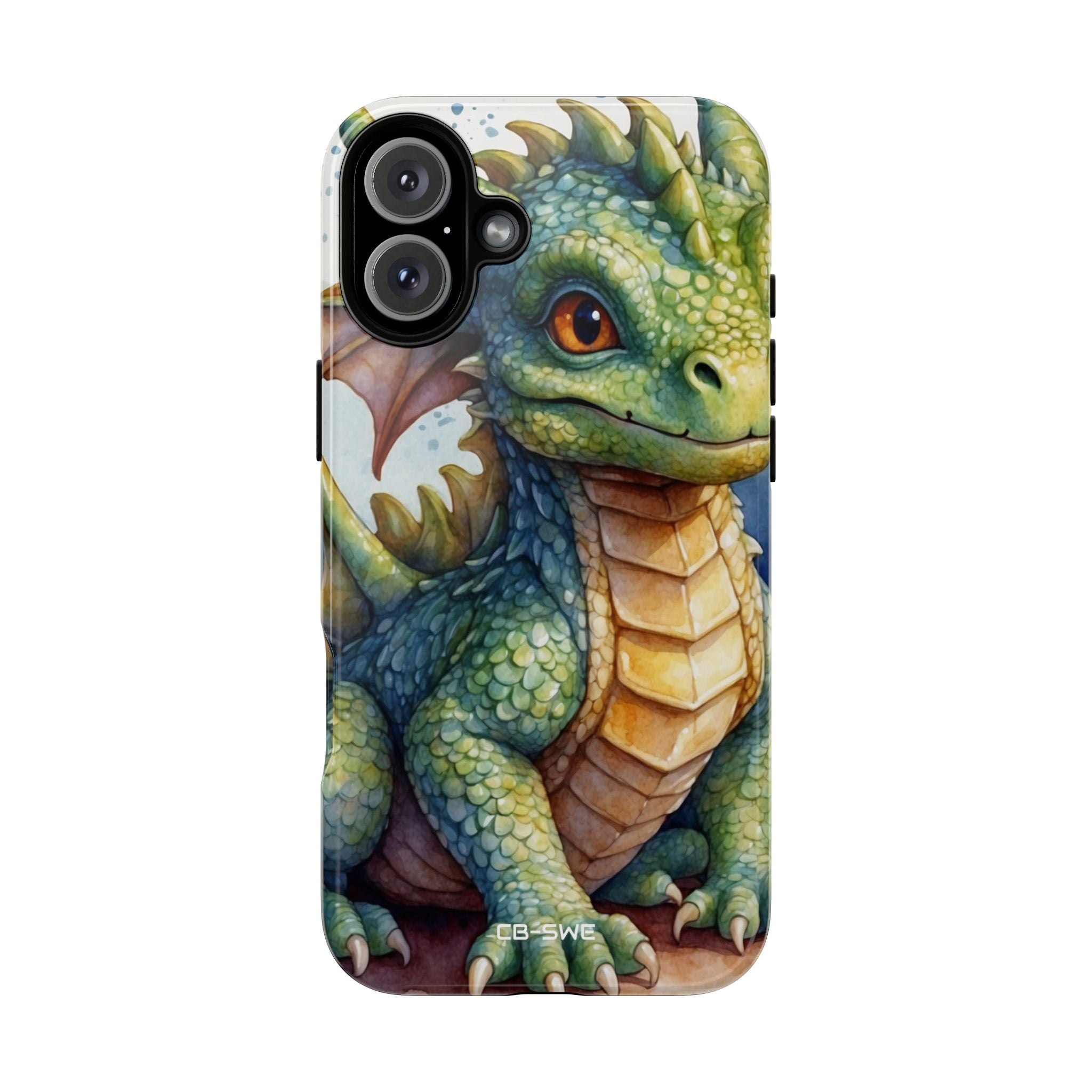 Green Dragon Smiles - iPhone Case