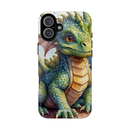 Green Dragon Smiles - iPhone Case