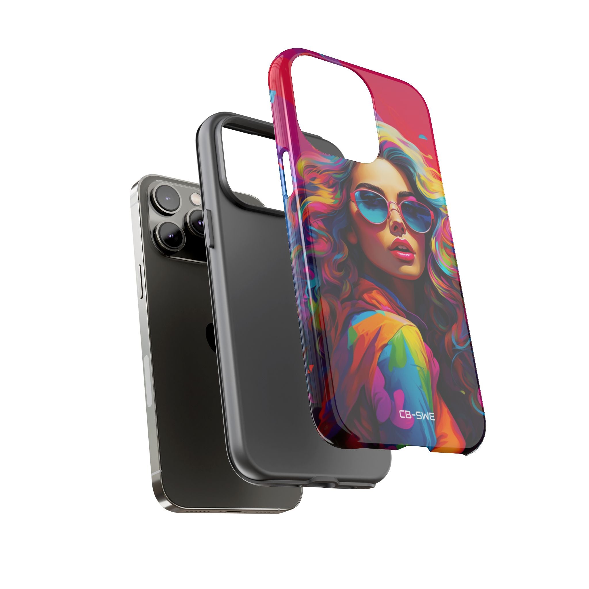 Surreal Color Fusion - iPhone Case