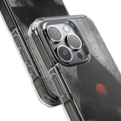 Crimson Core Geometry iPhone 15 - Impact Clear+