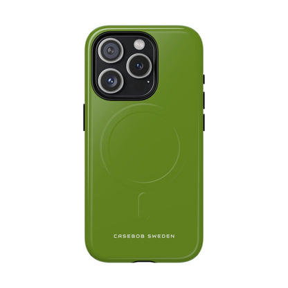 Olive Drab iPhone 15 | Tough+ Phone Case