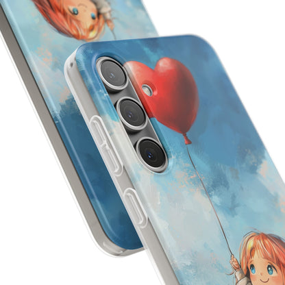 Heart Balloon Whimsy Samsung S24 Plus Case - Soft