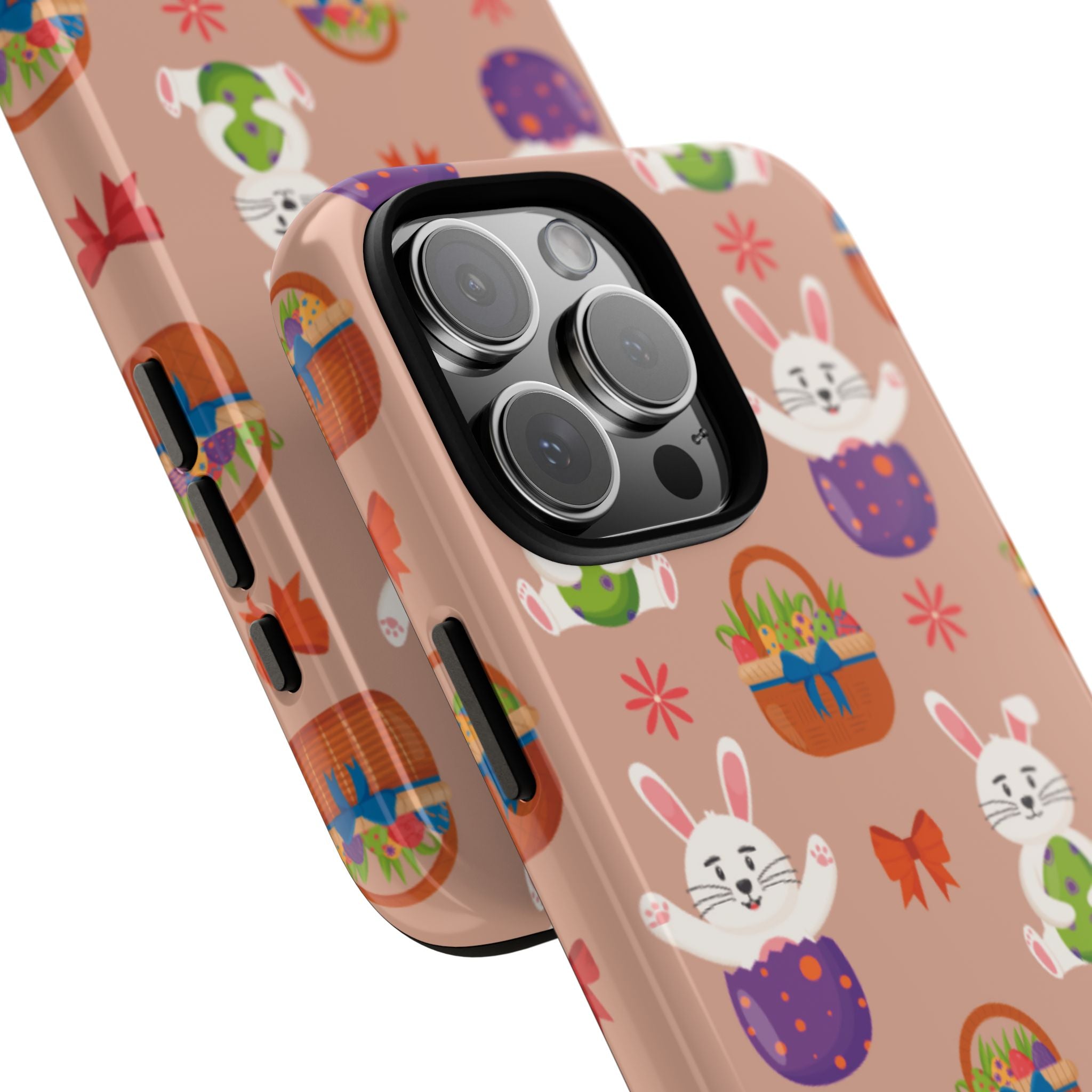 Bunnies Hold Eggs - iPhone Case