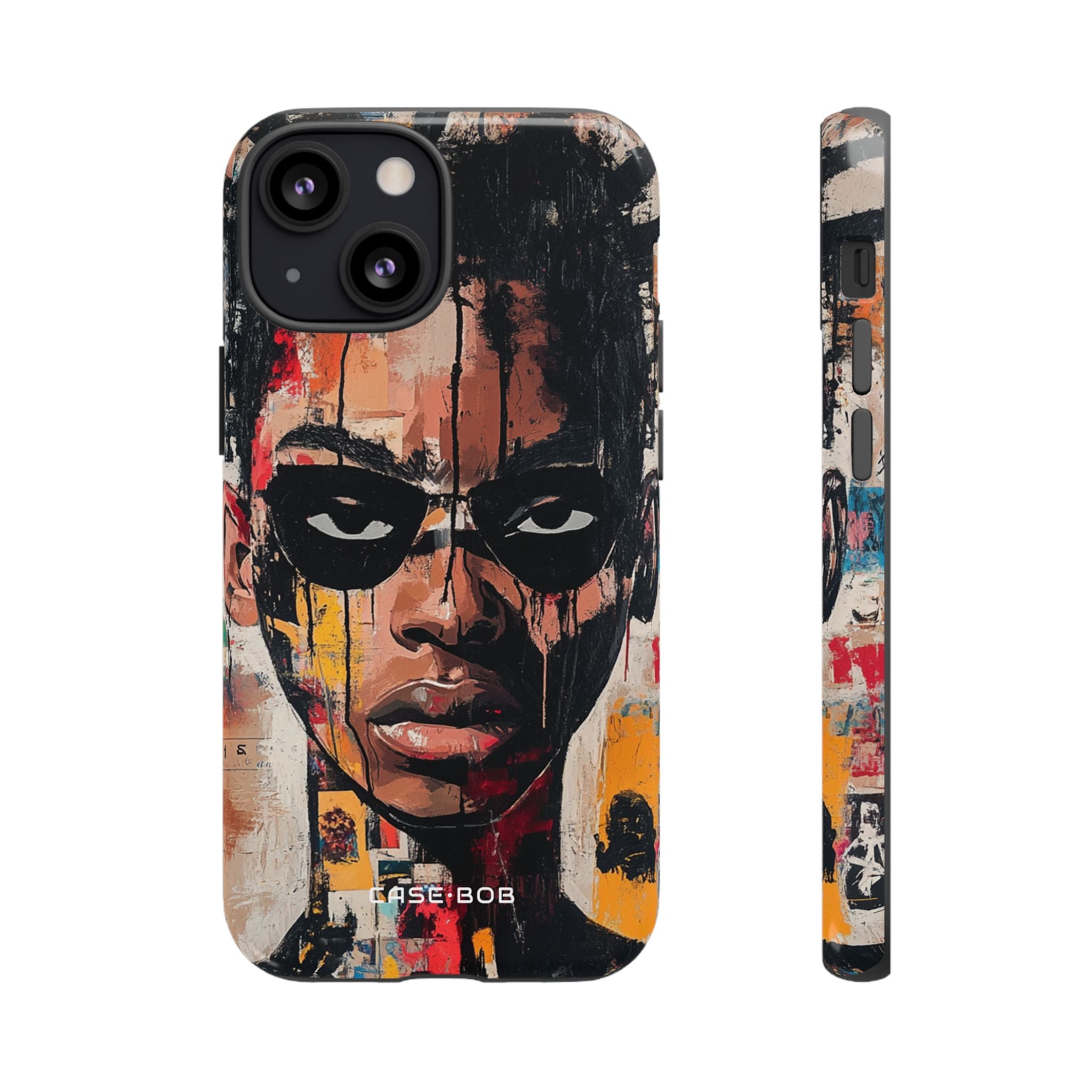 Masked Portrait Drips iPhone 13 Mini Case - Tough