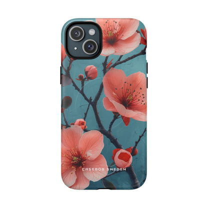 Floral Harmony Burst iPhone 15 | Tough+ Phone Case