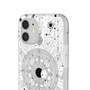 Celestial Mandala Mystique | Flexible Phone Case for iPhone