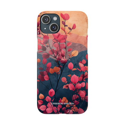 Autumn Tree Harmony - Slim iPhone 15 Phone Case