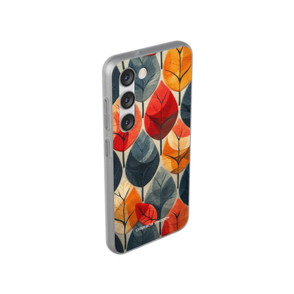 Autumn Leaf Design - Flexi Samsung S23 Phone Case