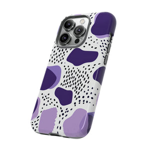 Purple Dots Elegance Case - Schutzhülle fürs Handy