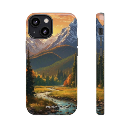 Mountain Reflections Glimmer - iPhone Case