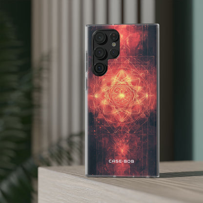 Radiant Mandala Samsung S22 Ultra Case - Soft