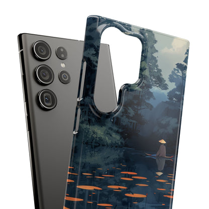 Tranquil Lotus Reflections Samsung S23 - Slim Phone Case