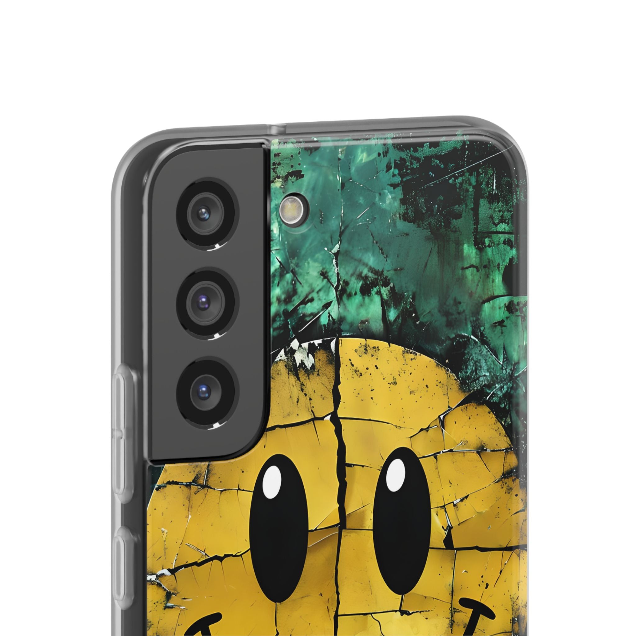 Cracked Smiley Samsung S22 - Soft Case