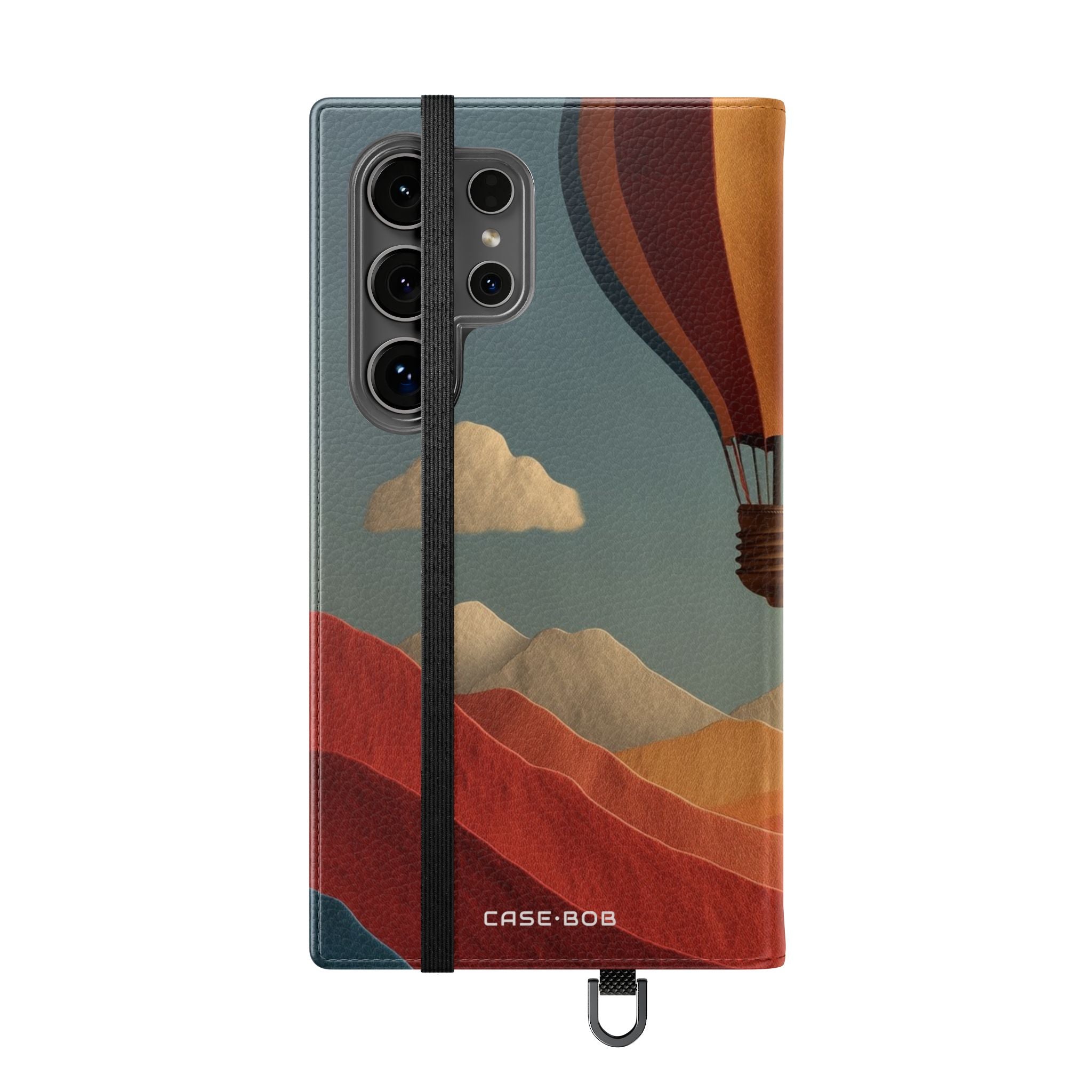 Auringonlasku-ilmapallo - Samsung S24 Ultra -lompakkokotelo